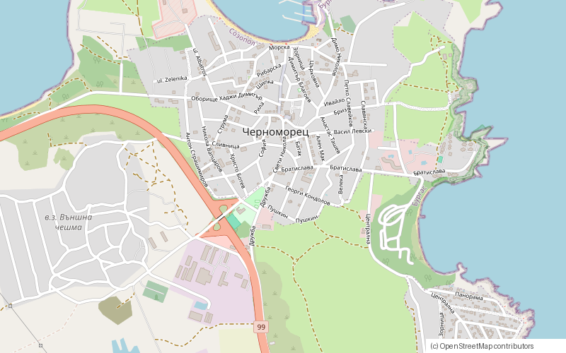 Mapa - Chernomorets